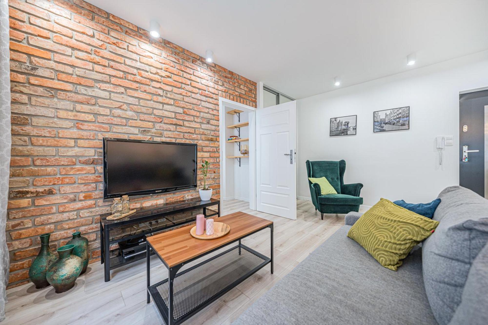 Glow Apartments - Apartament Chlebnicka 그단스크 외부 사진